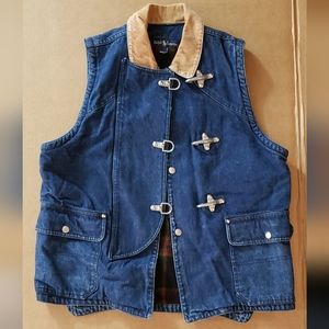 Vintage Ralph Lauren Fireman Denim Vest